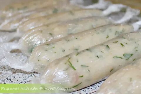 Сосиски из куриной грудки