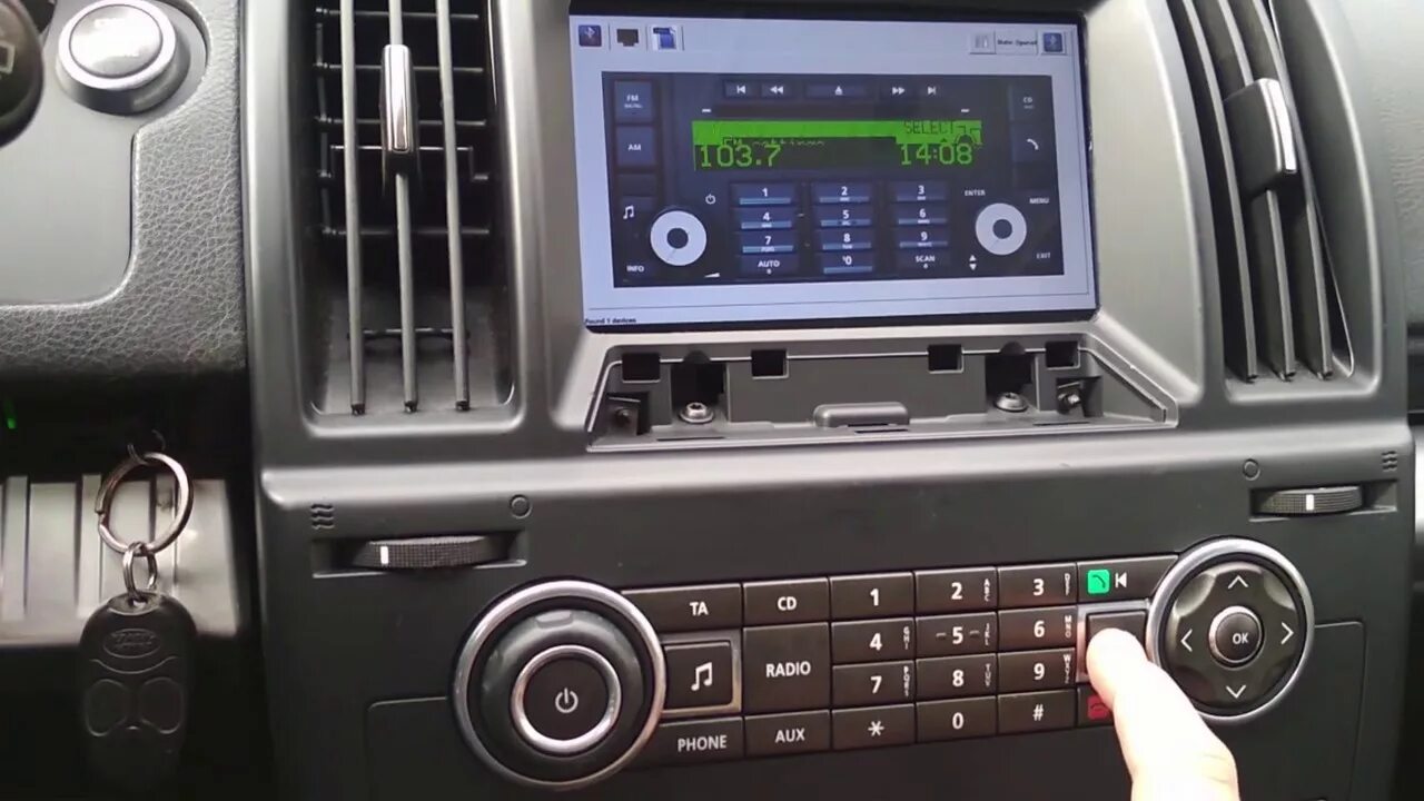 Как снять магнитолу фрилендер 2 Замена экрана MyDean на Андроид магнитолу Land Rover Freelander 2, 2,2 л, 2010