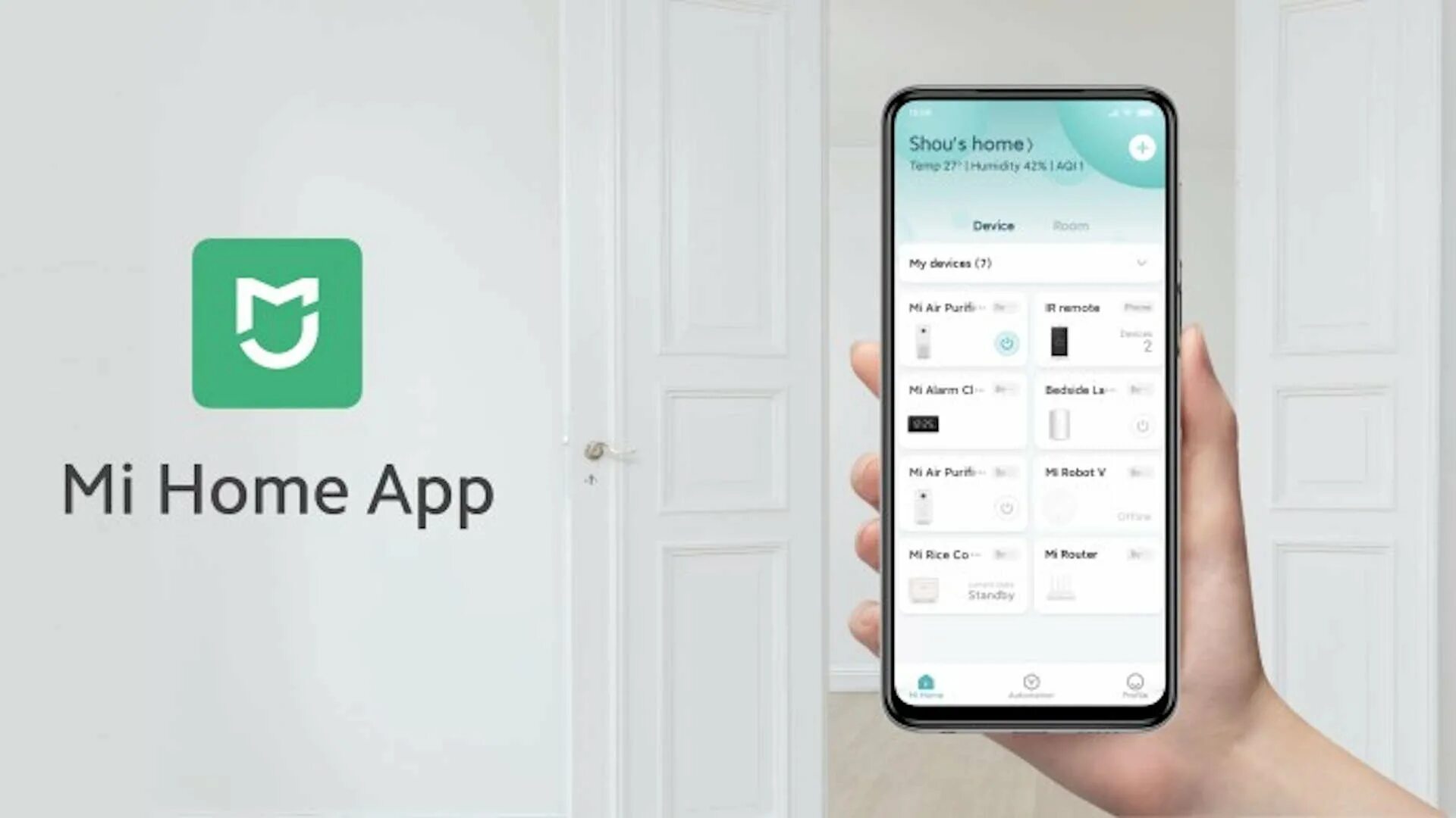 Робот mi home на андроид