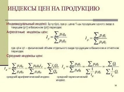 Общий индекс это