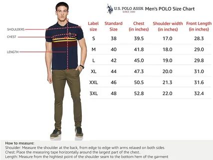 Размерная сетка polo