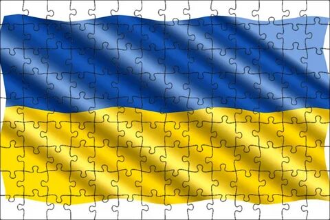 Живой флаг украины
