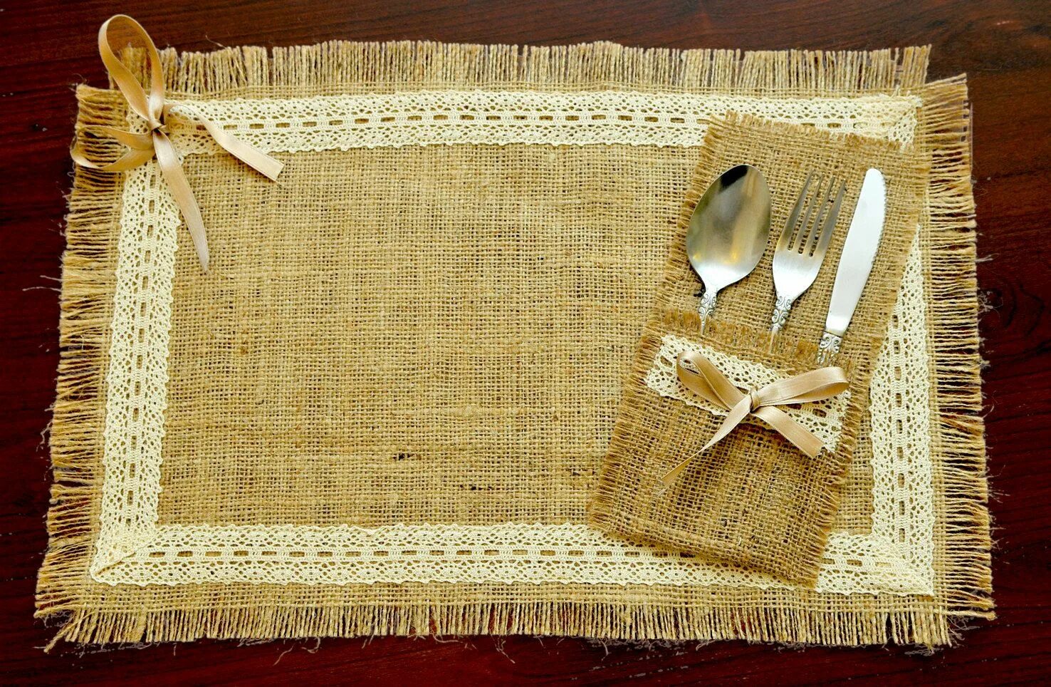 Ланчматы из Мешковины