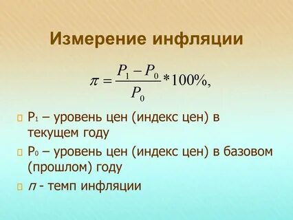 Уровень инфляции относится к факторам