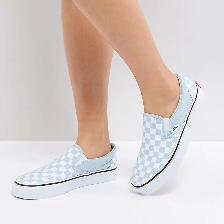 Слипоны Ванс голубые. Слипоны vans Classic Slip-on. Слипоны Ванс шахматы. Ванс слипоны шахматы голубой. Слипоны женские интернет магазин