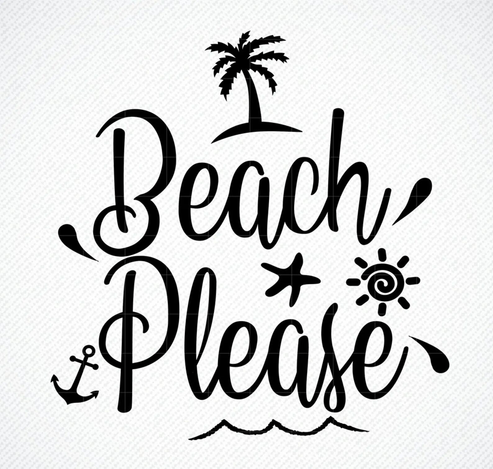 Beach please. Pleasant logo. Please logo. Svg please. Бич плиз