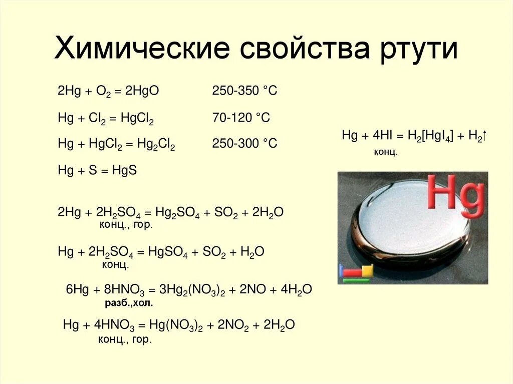 Химически есвйоства ртути. Химические свойства ртути. Реакции с ртутью. Химические реакции с ртутью. Основания ртути