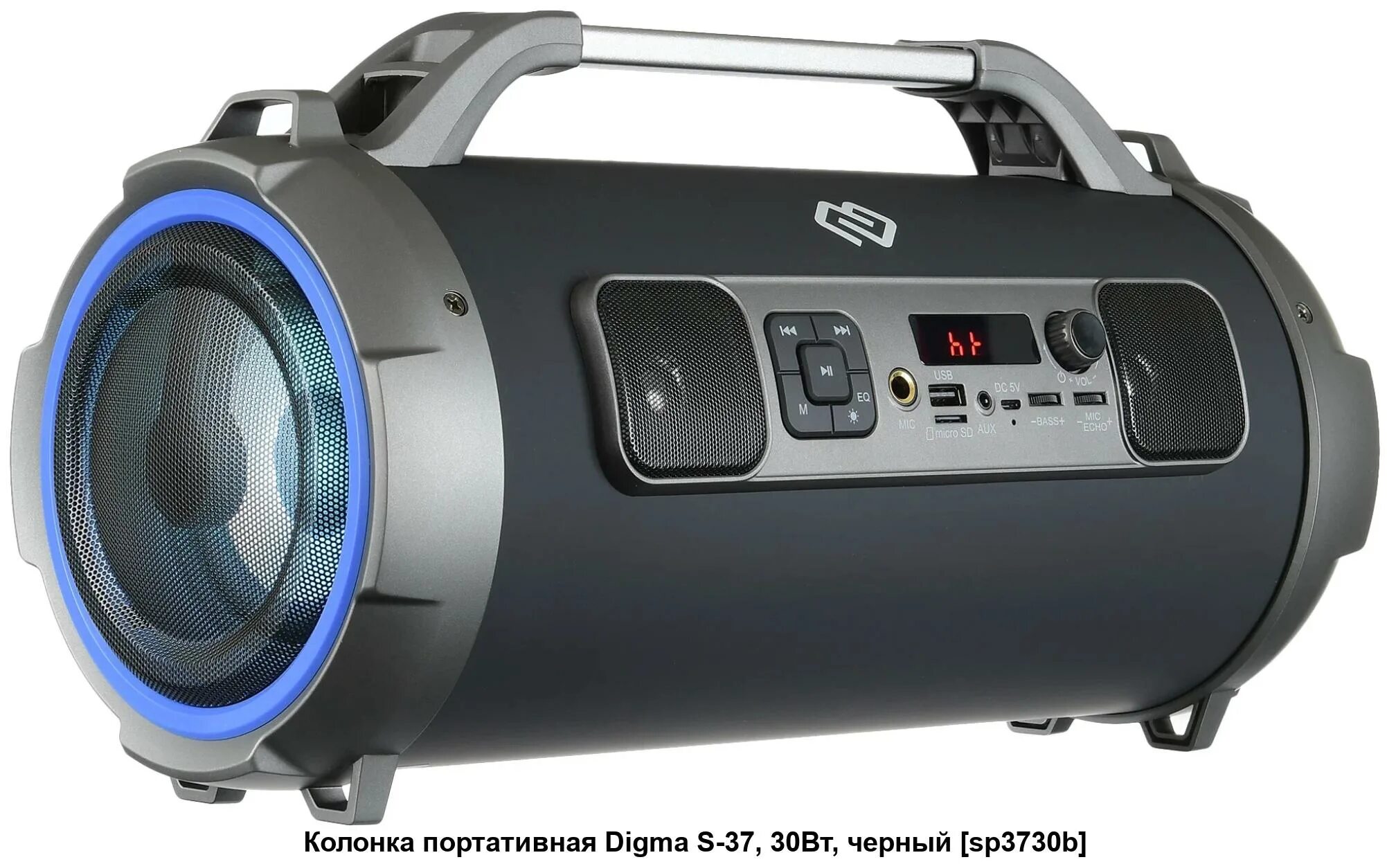 Портативная колонка Дигма s37. Портативная колонка Digma s-37. Портативная акустика Digma s-37, черный.