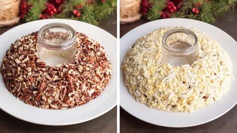 Гранатовый браслет салат классический с курицей рецепт