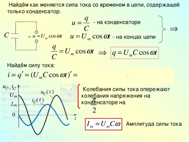 Емкость конденсатора через силу тока. Формула ёмкости конденсатора через напряжение и силу тока. Напряжение и заряд конденсатора формула. Сила тока на конденсаторе формула. Как найти напряжение на конденсаторе.