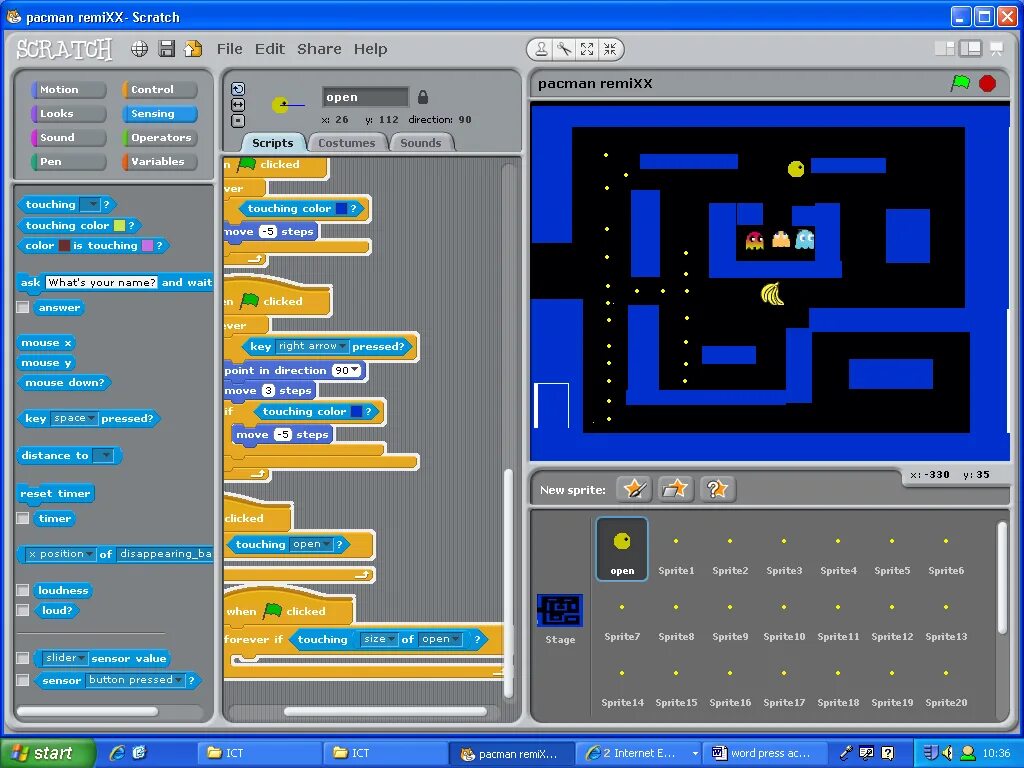 Пакман игра на скретч. Программа для программирования Scratch. Scratches игра. Разработка игр на скретч.