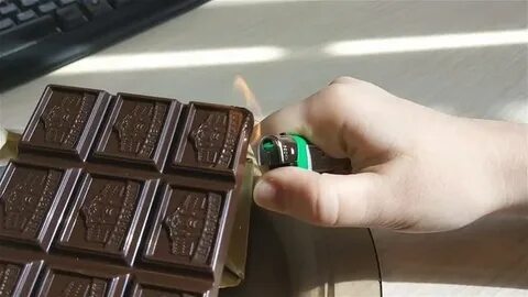 Шоколад горит
