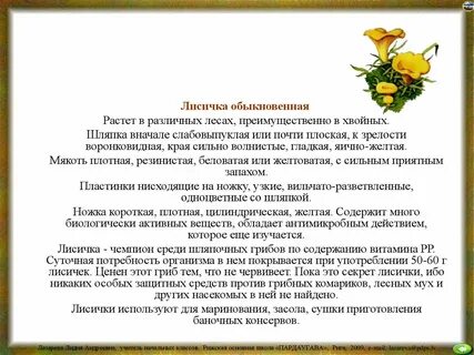 Рассказ про лисички 2 класс