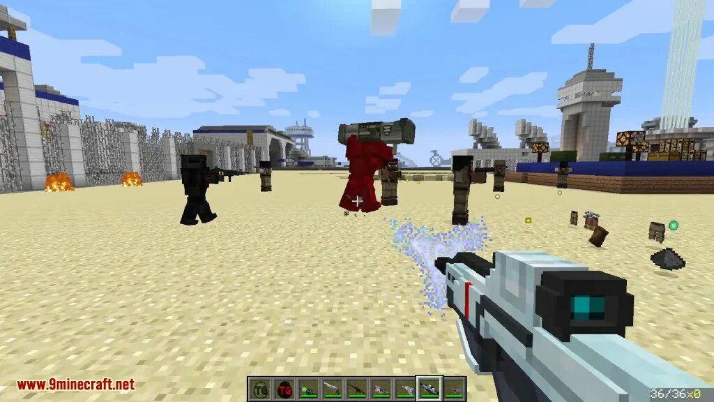 Tech gun mod. Мод Ганс 1 12. TECHGUNS 1.12.2 бур. TECHGUNS 1.12.2 реакционная камера. TECHGUNS последняя версия 1.12.2.