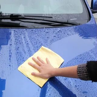 Тряпка для автомобиля после мойки