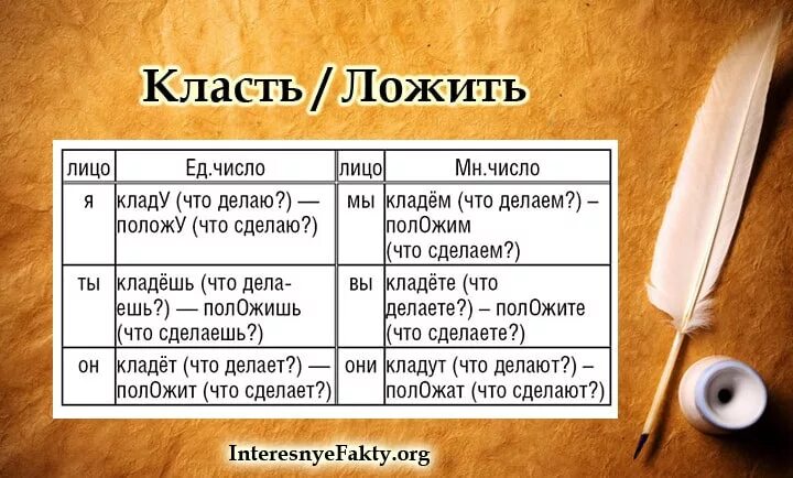 Класть или ложить. Как правильно говорить класть или ложить. Правило класть и положить. Класть или ложить правило. Почему говорят класть