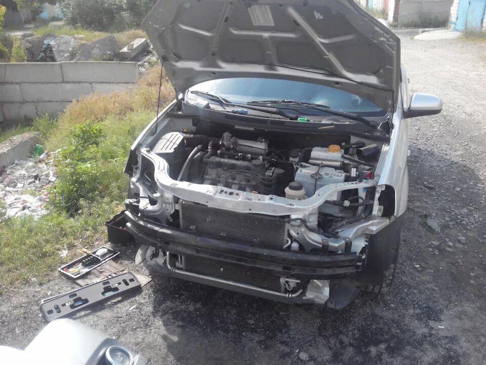 Юбка переднего бампера - Chevrolet Aveo Sedan (2G), 1,6 л, 2015 года тюнинг DRIV