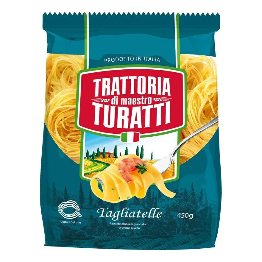 Макаронные изделия Trattoria di Maestro Turatti. Гнезда Trattoria 450г di Maestro Turatti. Макаронные изделия Trattoria di Maestro Turatti tagliatelle гнезда 450 г. Гнезда Trattoria 450г.