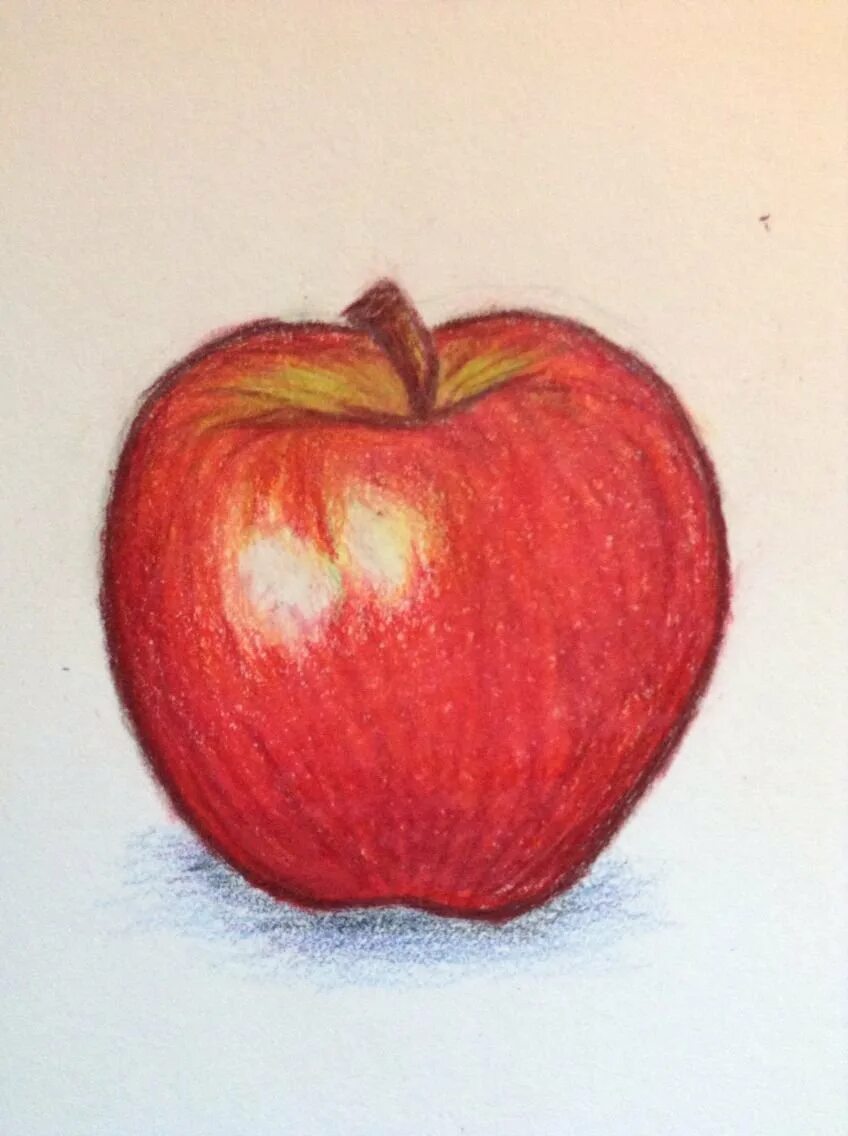 Яблоко нарисованное. Рисование цветными карандашами для детей. Яблоко для рисования. Яблоко цветными карандашами. Яблоко карандашом.