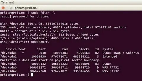 Как узнать диски linux
