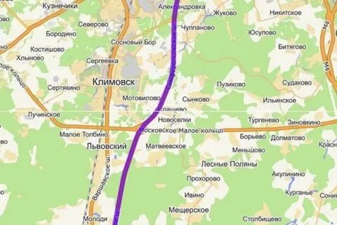 Карта чехова подольск