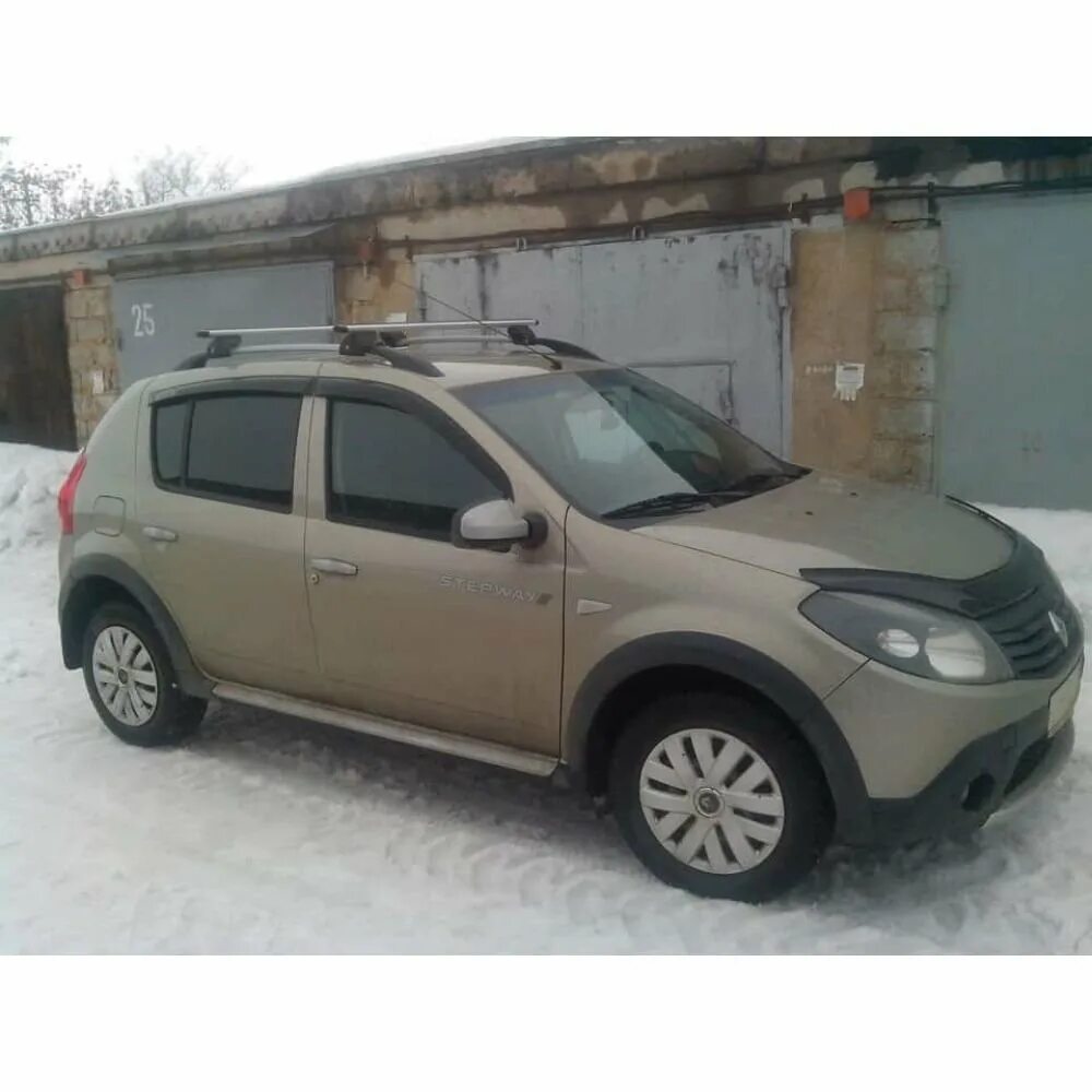 Рейлинги Renault Sandero Stepway 2. Багажник на крышу Renault Sandero Stepway 2. Сандеро степвей 2010. Рейлинги Сандеро 1. Купить багажник рено степвей