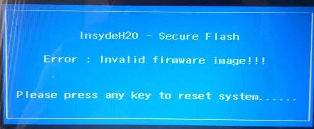 Secure flash. Insydeh20 secure flash. insydeh20 secure flash status finish!!!. e1-510 insydeh20 – secure flash error : firmware update failed!!! please press any key to reset system. insydeh20 secure flash error invalid firmware image lenovo 330.