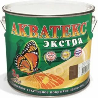 Краска по дереву акватекс для наружных