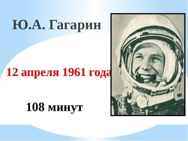 Сколько продолжался первый полет гагарина. Первый полет Гагарина 108 минут. Ю А Гагарин СТО восемь минут. Полет 108 минут Гагарин.