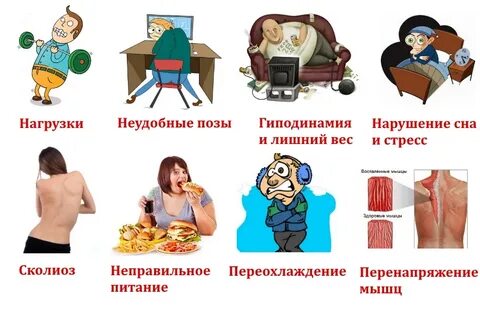 Факторы остеохондроза