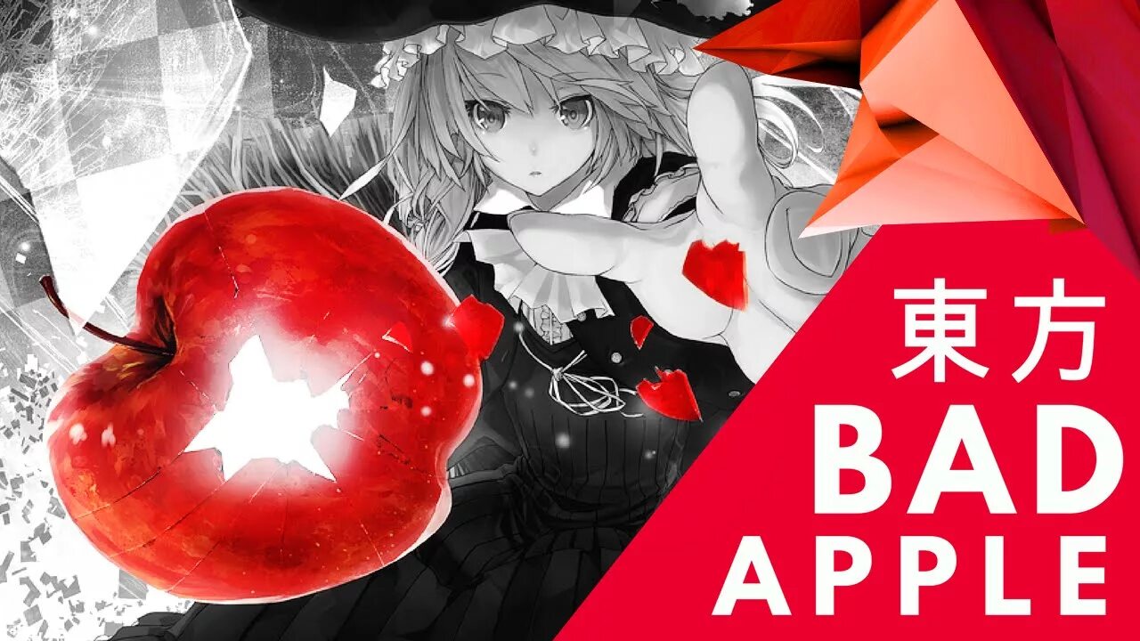 Bad Apple. Bad Apple Touhou. Bad Apple обложка.