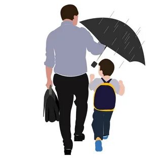 Отец и сын рисунок