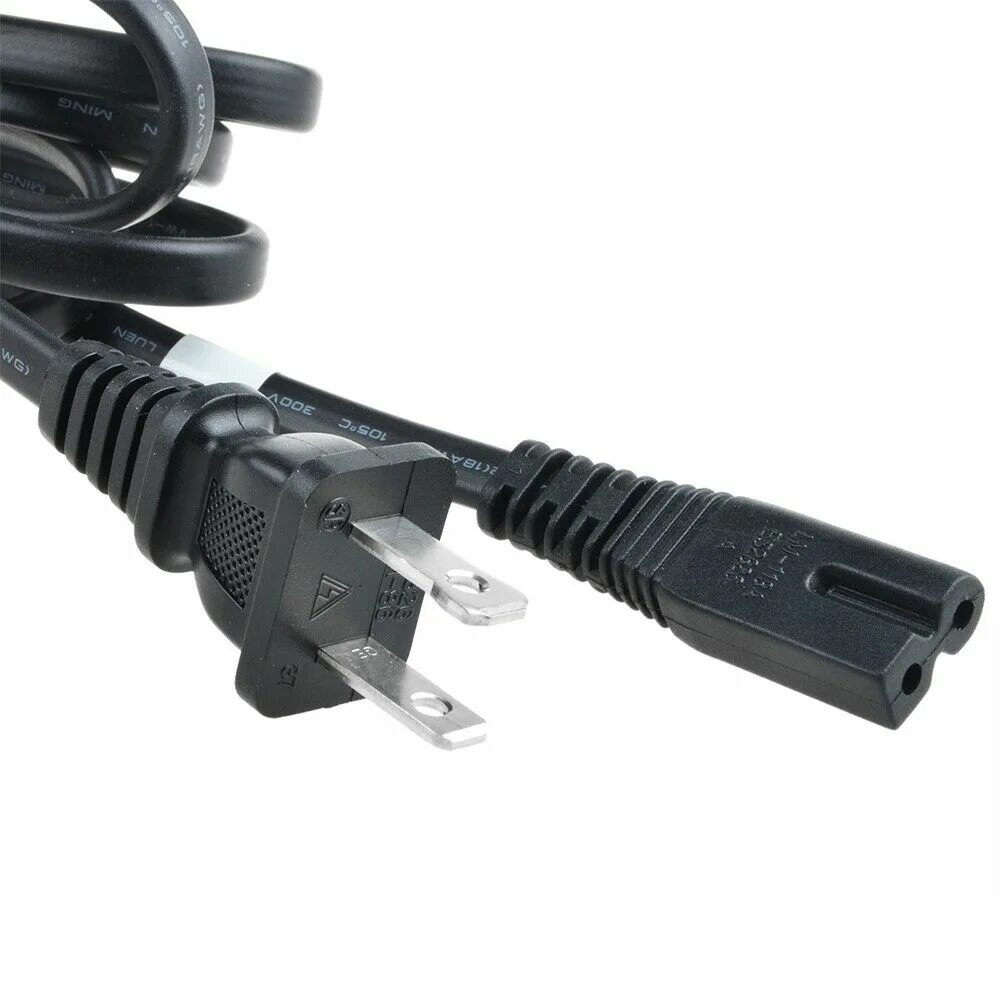 6ft 2 Prong Power Cord. AC in кабель питания Panasonic. Кабель питания Cord Sharp TV LC-40e67un. Кабель питания для телевизора Philips 9946/12. Кабель питания lg