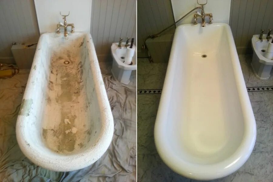 Ремонт покрытия ванной. Старые эмалированные ванны. Отреставрированная чугунная ванна. Ванна до и после. Ванна до ресторации и после.