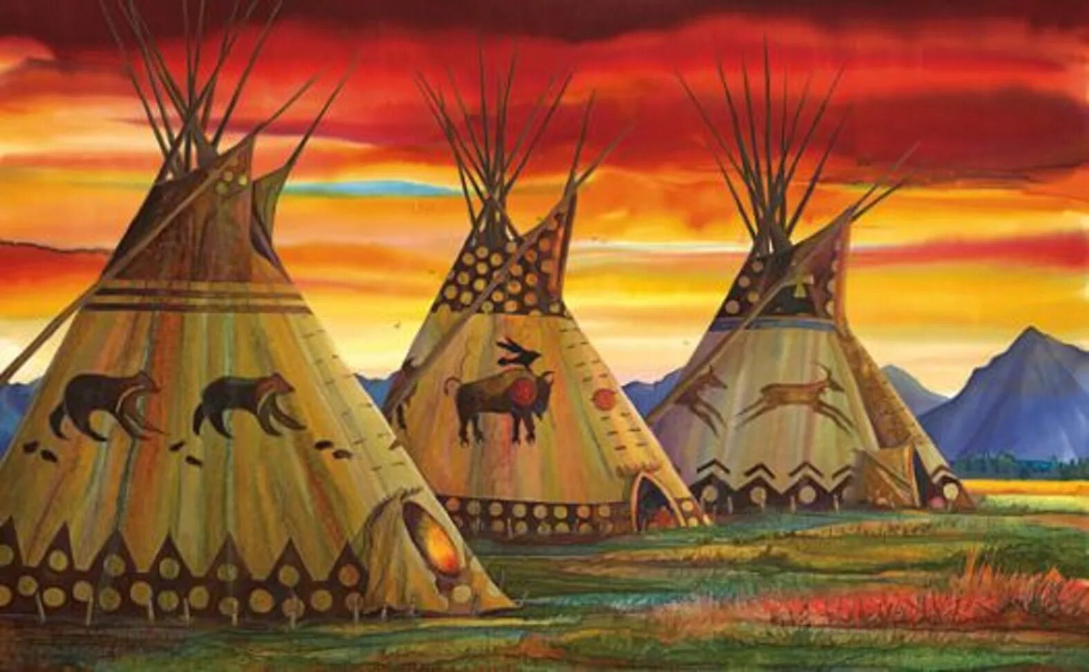 Ненцы северное сияние. Чукотка яранги поселение. Чум арт. Вигвамы пейзаж. Стойбище тунгусов 17 век.