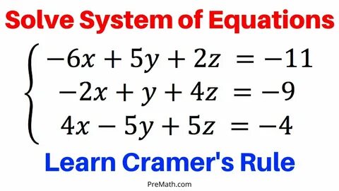 Solve system