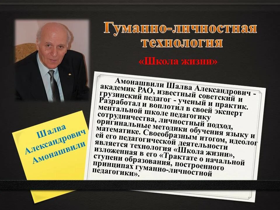 Гуманная технология ш а амонашвили. Гуманно–личностная технология (по ш.а. Амонашвили).. Школа жизни ш.а Амонашвили. Гуманно-личностная технология Амонашвили ш.а. «школа жизни».. Технология гуманной педагогики ш. а. Амонашвили.