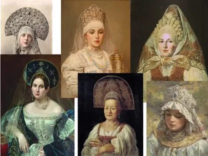 Какие женские уборы напоминают старинные