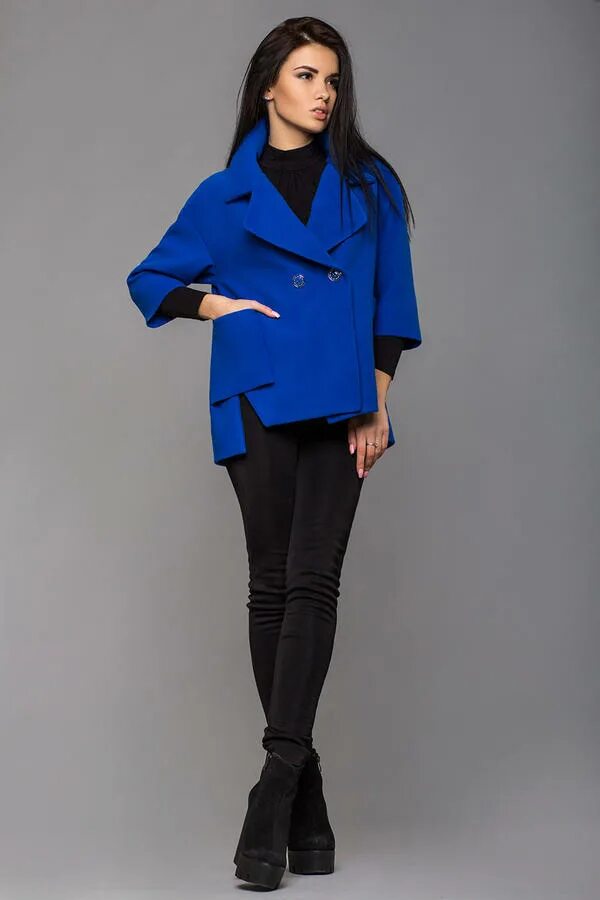 Женское пальто. Модное полупальто. Модное полупальто. Полупальто pl-8854-4. Пальто женское демисезонное.