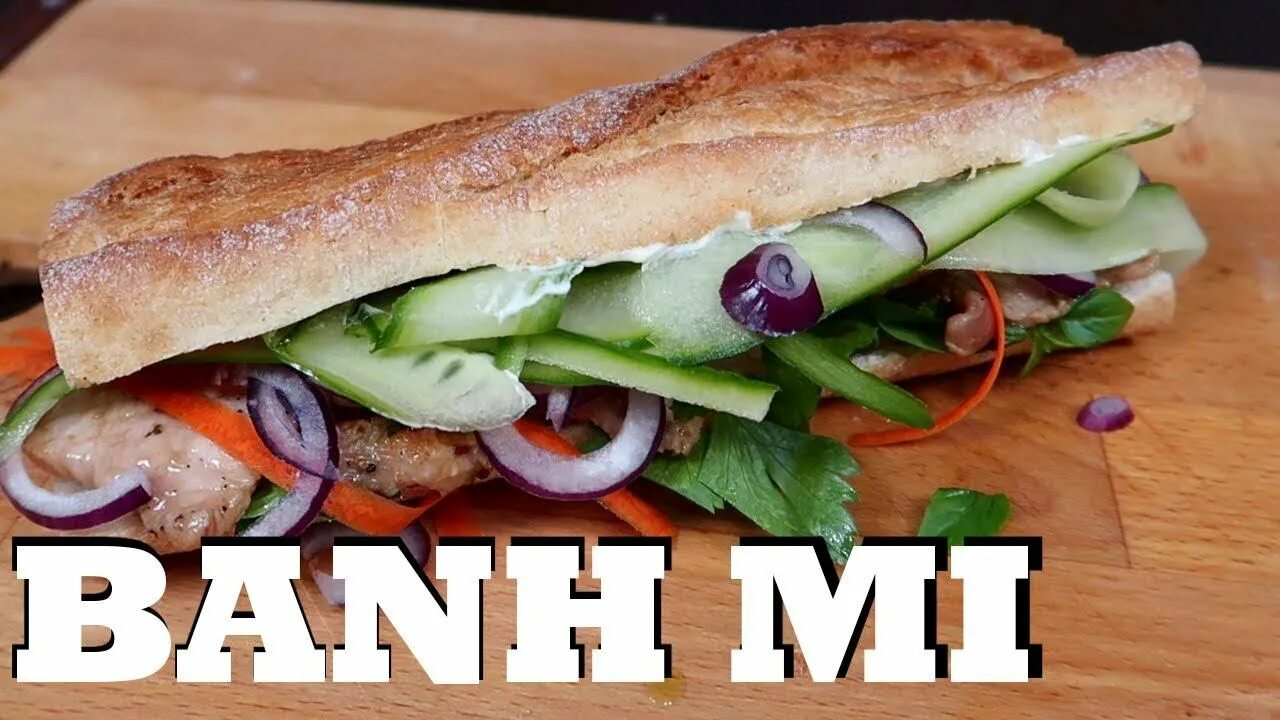 Готовь и путешествуй рецепты. Сэндвич бан ми. Вьетнамский сэндвич. Вьетнамский сэндвич бан ми. Бань ми.