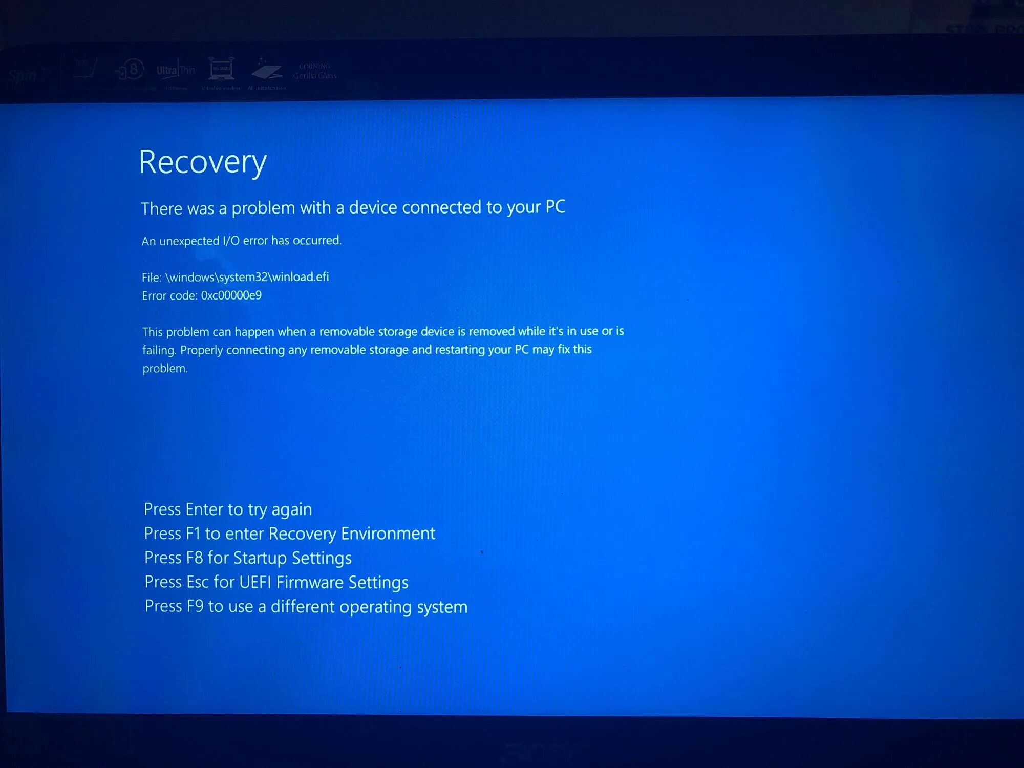 Восстановление ошибка 1. Recovery синий экран 0xc0000098. 0xc000000e при загрузке windows. ошибка 0xc000000e при загрузке windows 10. сбой меню загрузки.