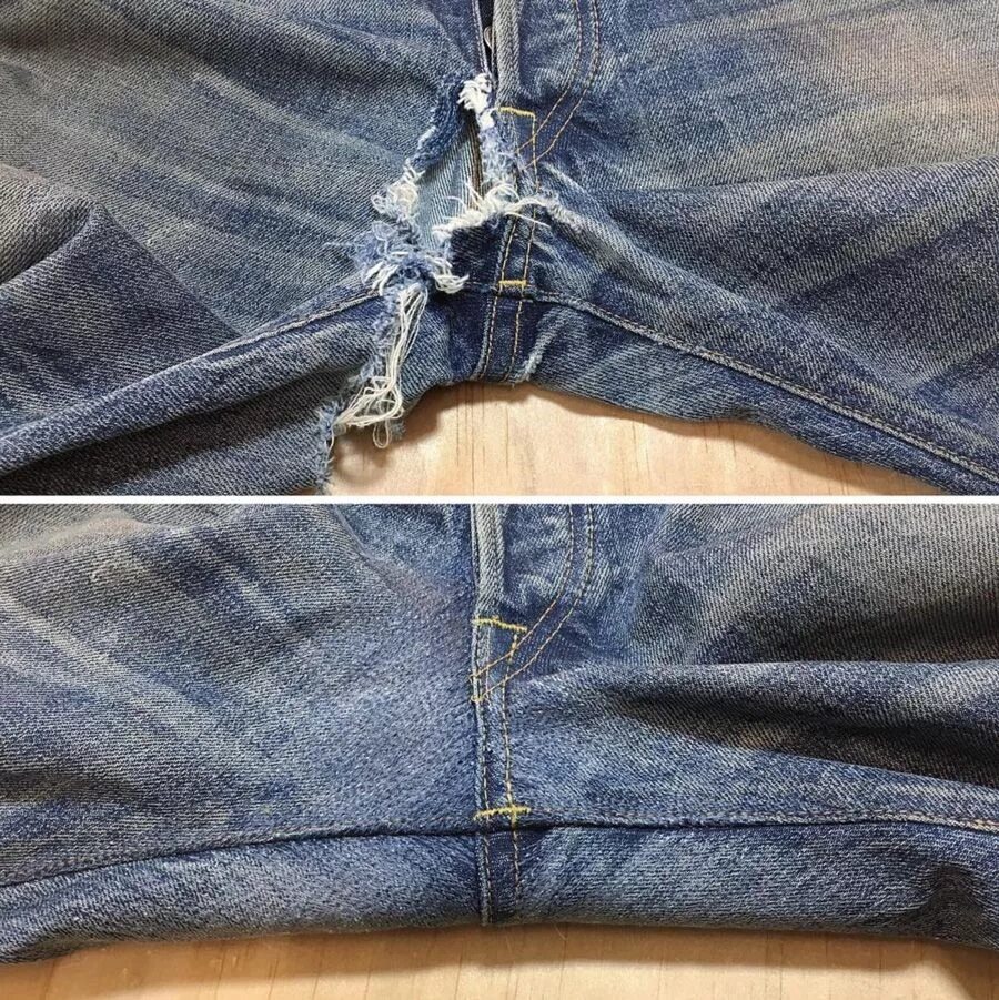 9 Pair of Denim Jeans That Can Withstand Thigh Rub Denim repair, Ripped pants, T