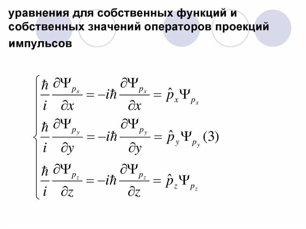 Собственные функции. Уравнение на собственные значения оператора. собственные функции и собственные значения операторов. уравнение на собственные значения и собственные функции.
