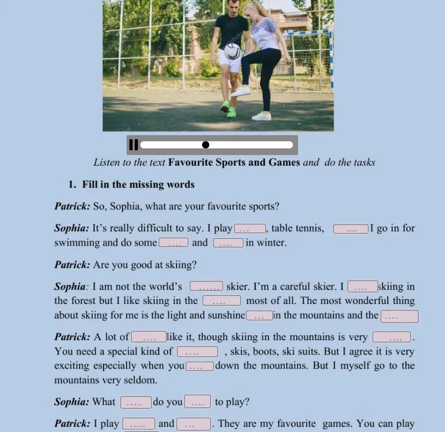 Da game текст. ЕГЭ английский LIVEWORKSHEETS. English as a second language ESL ответы. Read the text Sports and games. LIVEWORKSHEETS.com.