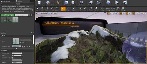 Unreal engine foliage