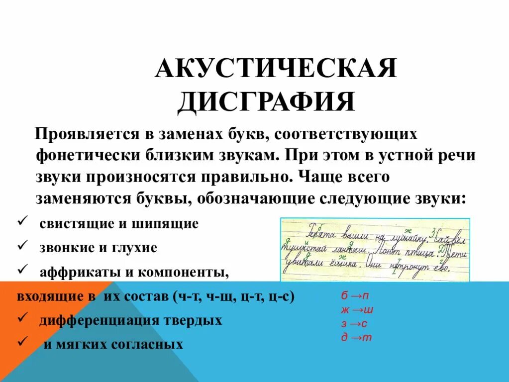 Артикуляционная дисграфия. Ошибки при акустической дисграфии. Акустическая дисграфия примеры ошибок. Артикуляторно-акустической дисграфии. Коррекция акустической дисграфии.