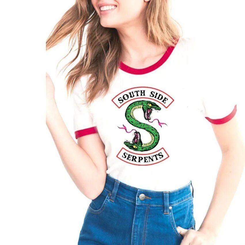 Top side. Футболка south side ривердейл. southside serpents футболка. футболка ривердейл змеи женская. футболка саутсайд змеи.