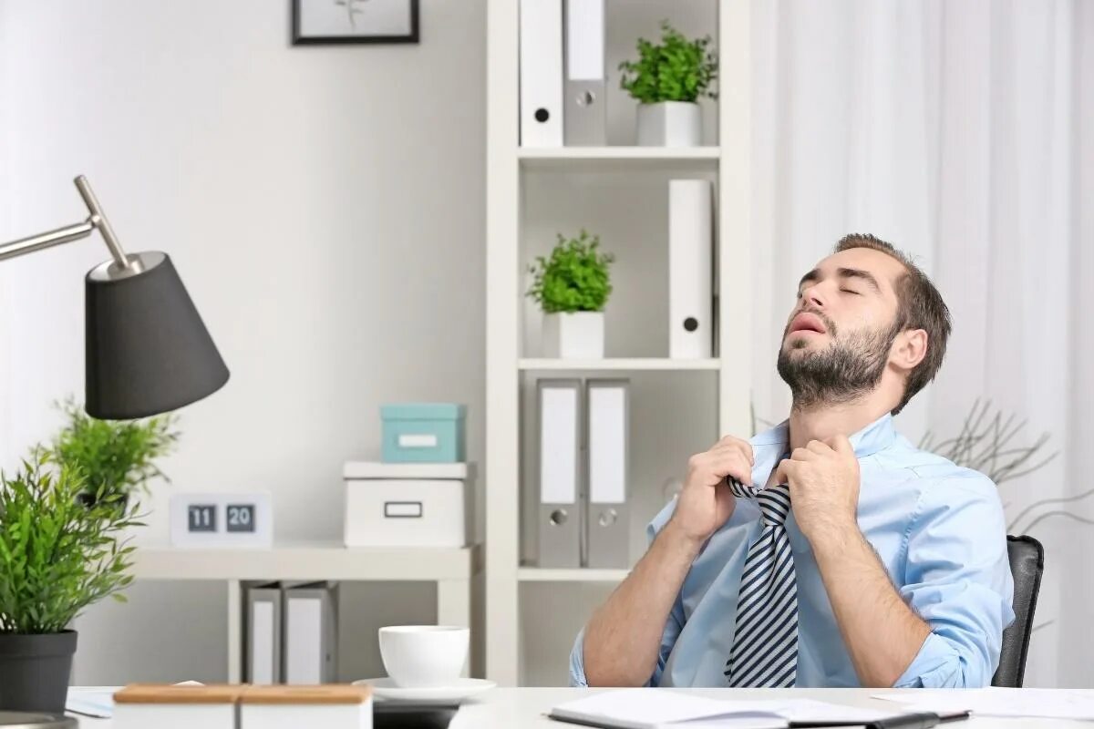 Работа в душном помещении