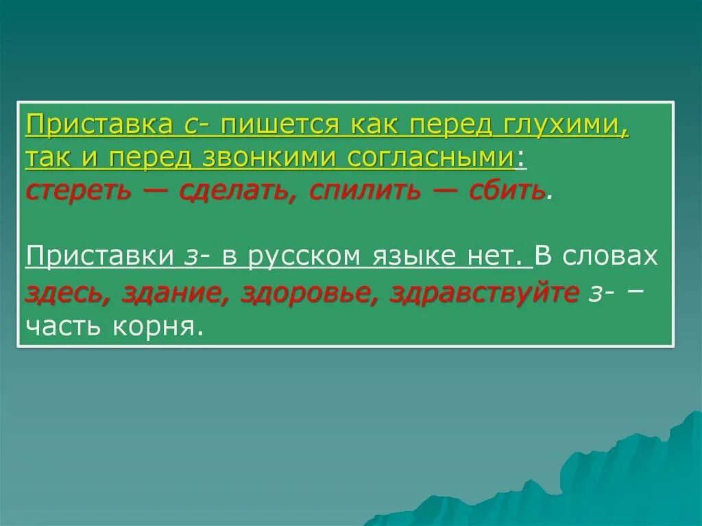 Приставка с пишется перед глухим согласным. Приставки перед глухими и звонкими согласными. Приставка перед. Перед глухим согласным пишется с.