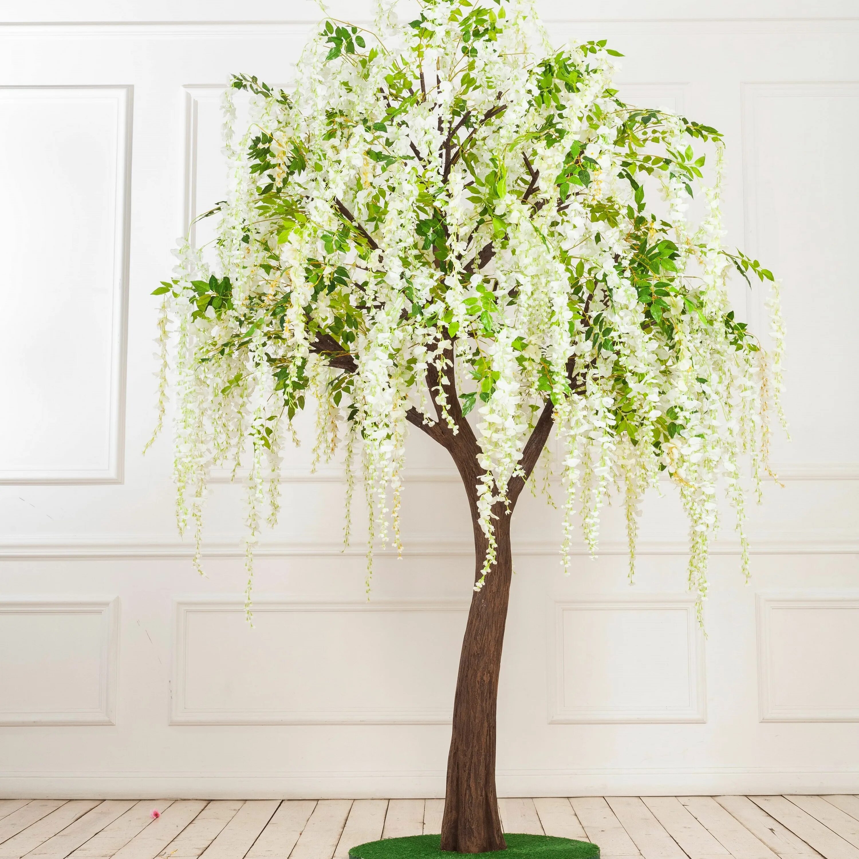 Искусственное дерево Глициния. Глициния белая дерево. Вистерия дерево искусственное. Дерево декоративное.